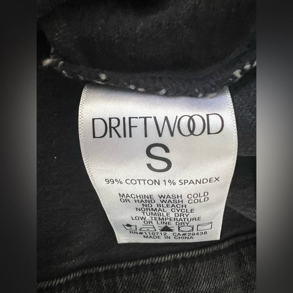 Driftwood Shooting Star Denim Trucker Jean Jacket Celestial Womens Sz Small NWT - Picture 9 of 9